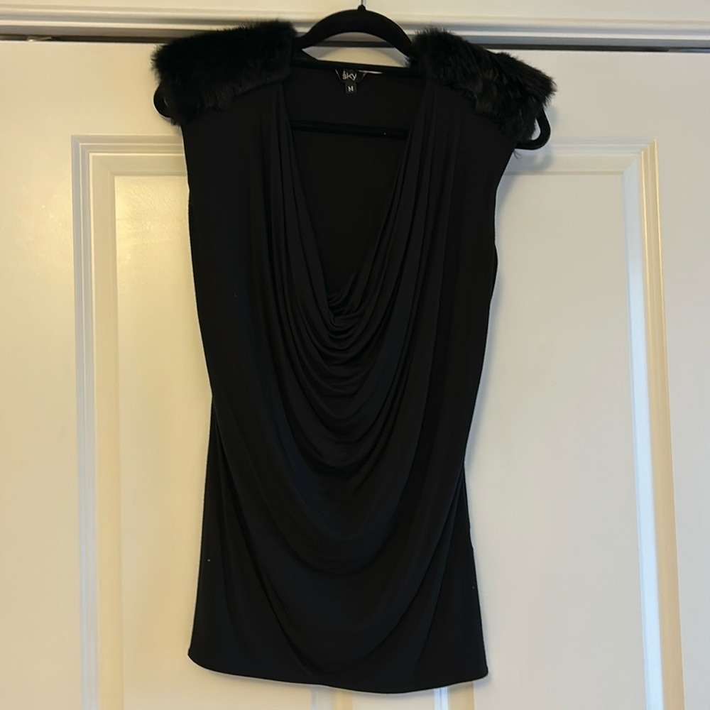 Sky black top